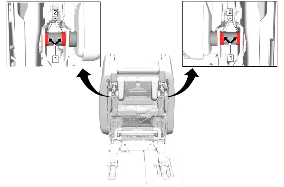 Rear Seat Frame Lubrication — figure 8