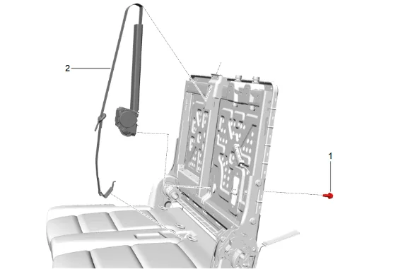 Rear Seat Frame Replacement (60 Percent) — figure 7