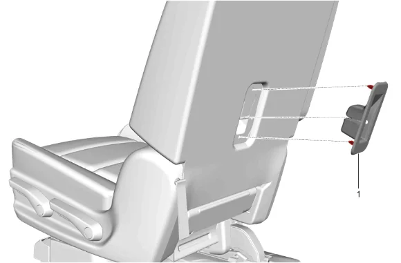 Rear Seat Head Restraint Guide Bezel Replacement (40 Percent, Bucket) — figure 1