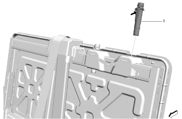 Rear Seat Head Restraint Guide Replacement (60 Percent) — figure 4