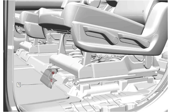 Rear Seat Removal and Installation (60 Percent) — figure 2