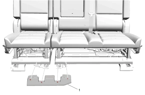 Rear Seat Removal and Installation (60 Percent) — figure 3