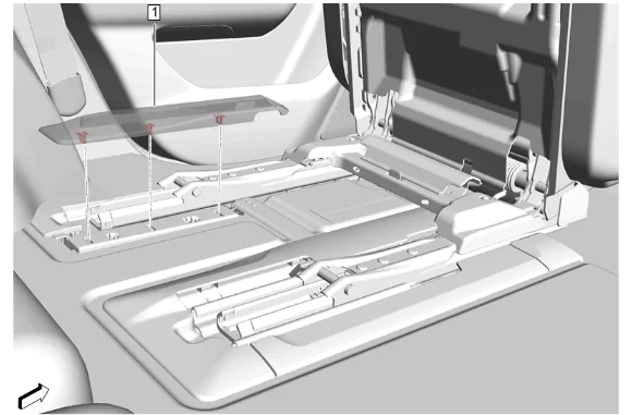 Rear Seat Removal and Installation (60 Percent) — figure 4