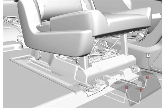 Rear Seat Removal and Installation (Bucket) — figure 3