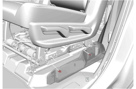 Rear Seat Wiring Harness Replacement (40 Percent, Bucket) — figure 3