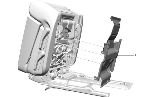 Rear Seat Wiring Harness Replacement (40 Percent, Bucket) — figure 7