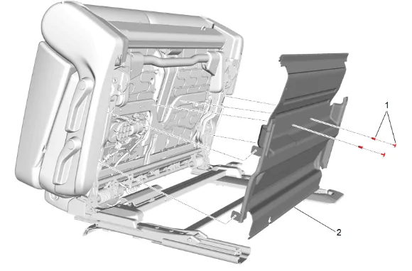 Rear Seat Wiring Harness Replacement (60 Percent) — figure 7