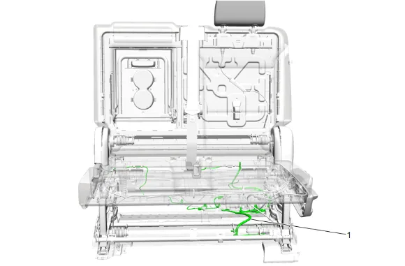 Rear Seat Wiring Harness Replacement (60 Percent) — figure 8