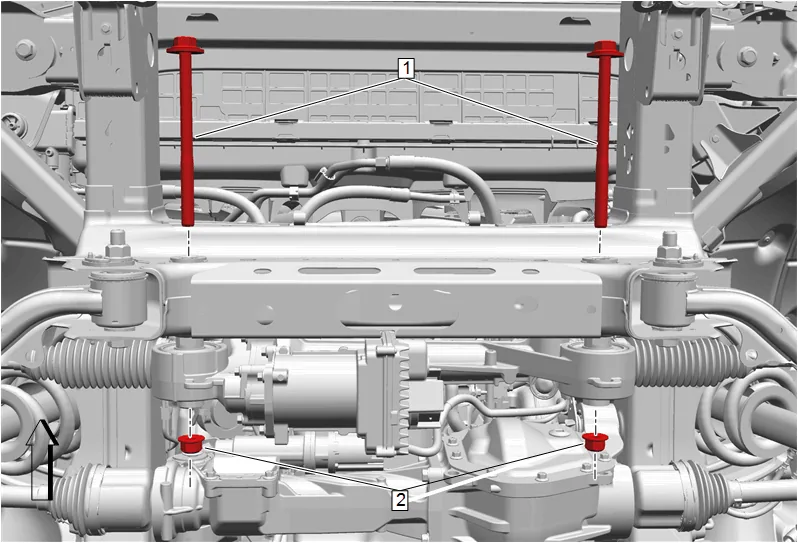 Electric Belt Drive Rack and Pinion Steering Gear Replacement (L84, L87, without RC1) — figure 16