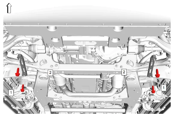 Electric Belt Drive Rack and Pinion Steering Gear Replacement (LM2) — figure 3