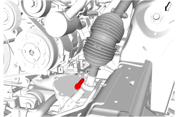 Electric Belt Drive Rack and Pinion Steering Gear Replacement (LM2) — figure 7