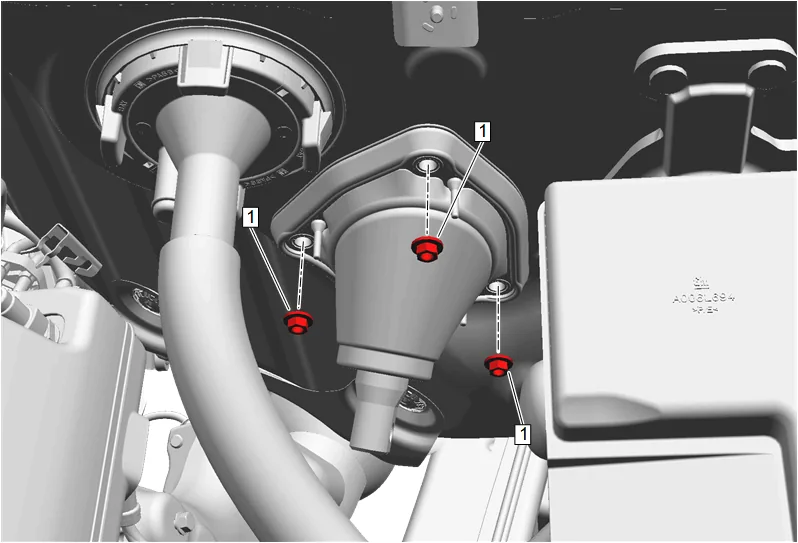 Intermediate Steering Shaft Boot Replacement (L84, L87) — figure 9