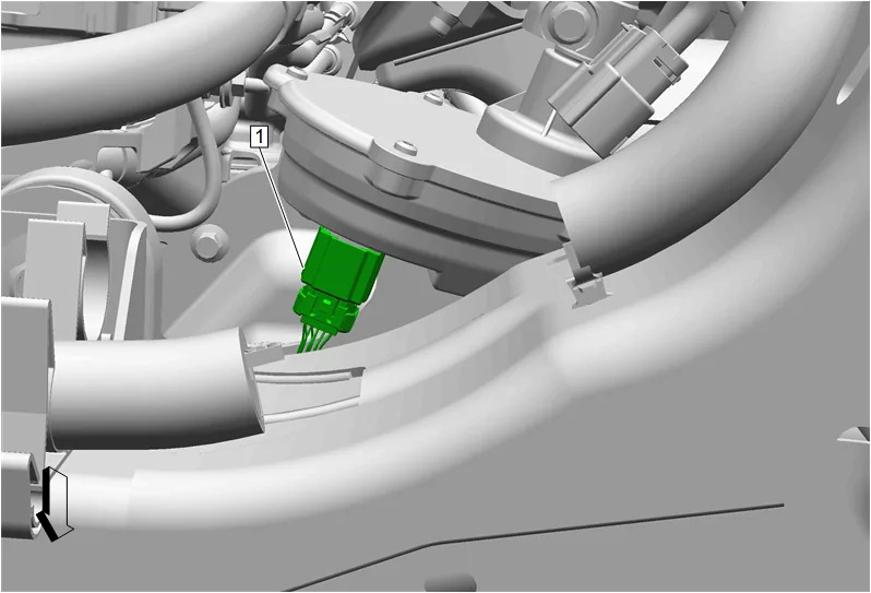 Power Steering Control Module Wiring Harness Replacement (Torque Sensor with RC1) — figure 4