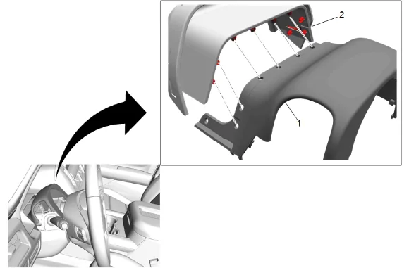 Steering Column Removal and Installation — figure 13