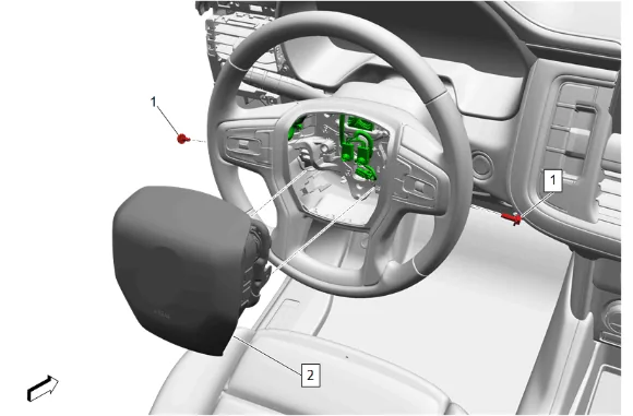 Steering Column Replacement (N33, N37) — figure 9