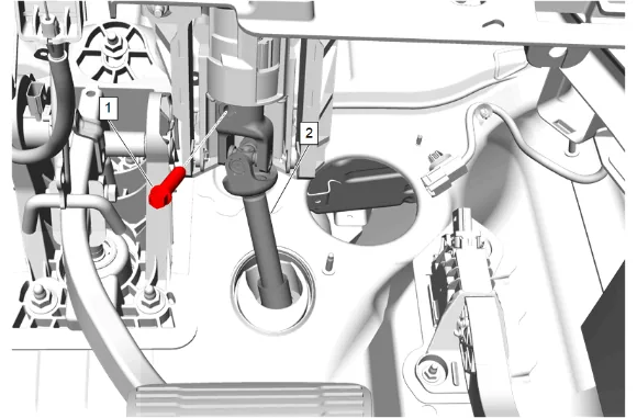 Steering Column Replacement (N33, N37) — figure 25