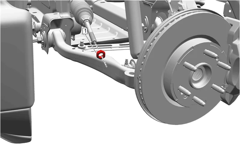 Steering Gear Boot Replacement (With RC1) — figure 6