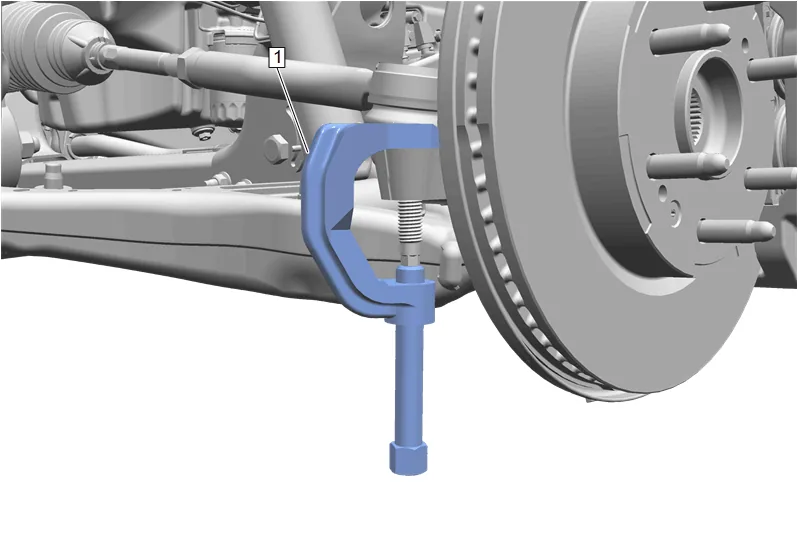 Steering Linkage Inner Tie Rod Replacement (With RC1) — figure 4