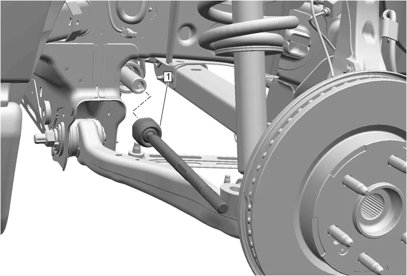 Steering Linkage Inner Tie Rod Replacement (With RC1) — figure 11
