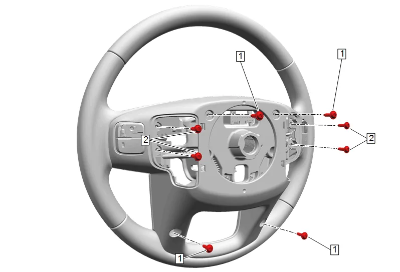 Steering Wheel Shroud Replacement — figure 4