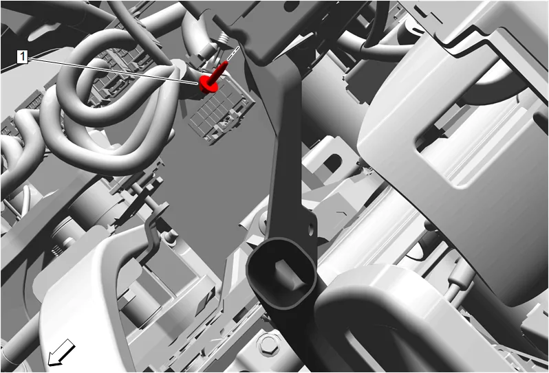 Upper Intermediate Steering Shaft Replacement (L84, L87) — figure 9