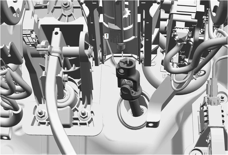 Upper Intermediate Steering Shaft Replacement (L84, L87) — figure 12