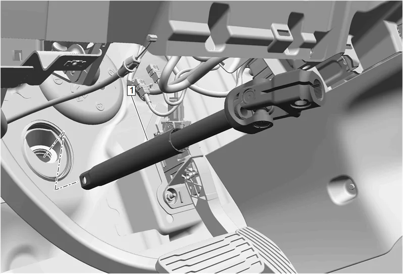 Upper Intermediate Steering Shaft Replacement (L84, L87) — figure 15