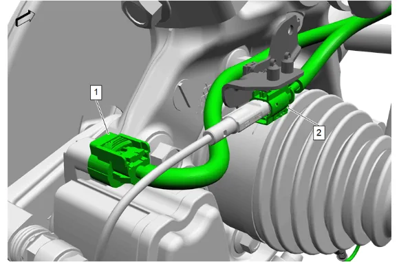 Electronic Suspension Rear Vertical Accelerometer Replacement - Left Side — figure 3