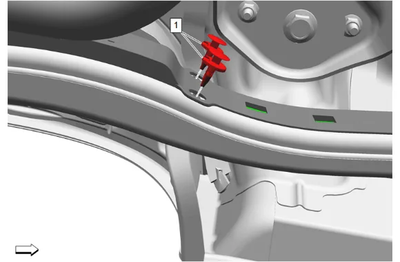 Electronic Suspension Rear Vertical Accelerometer Replacement - Left Side — figure 6