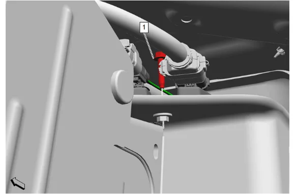 Electronic Suspension Rear Vertical Accelerometer Replacement - Left Side — figure 9