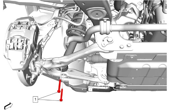 Front Lower Control Arm Replacement (2WD) — figure 7