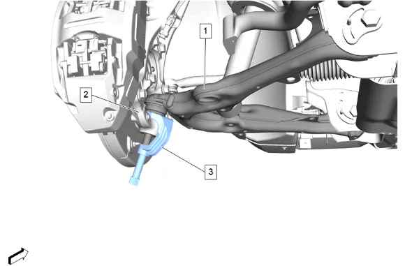 Front Lower Control Arm Replacement (2WD) — figure 9