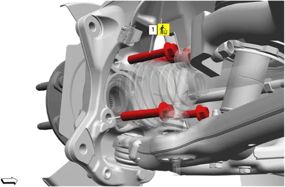 Front Lower Control Arm Replacement (4WD with Z56) — figure 13