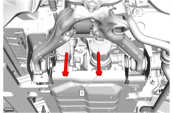 Front Lower Control Arm Replacement (4WD with Z56) — figure 19