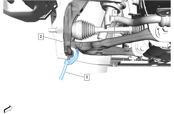 Front Lower Control Arm Replacement (4WD with Z56) — figure 21