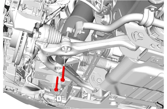 Front Shock Absorber and Spring Removal and Installation - Left Side (F47) — figure 5