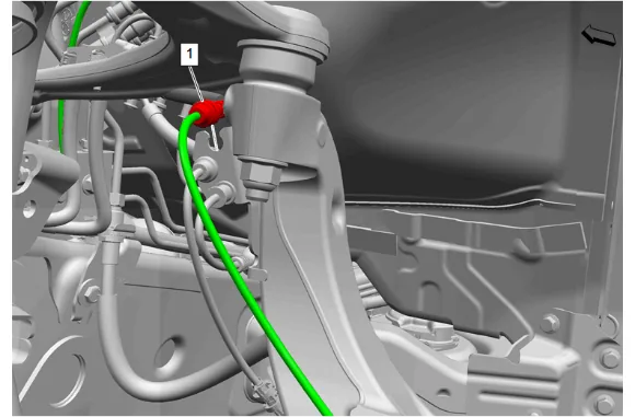 Front Shock Absorber and Spring Removal and Installation - Left Side (ZW7, Z56) — figure 7