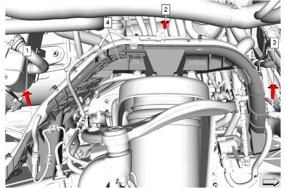 Front Shock Absorber and Spring Removal and Installation - Right Side (F47) — figure 9