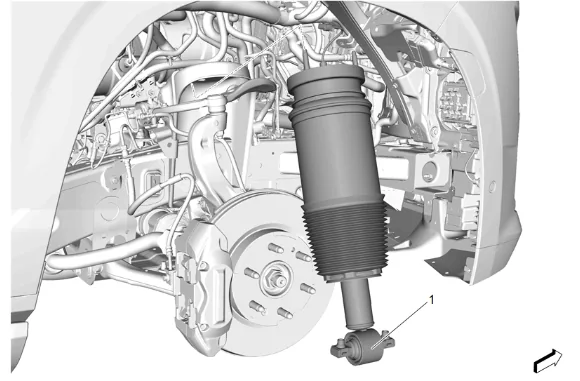 Front Shock Absorber and Spring Removal and Installation - Right Side (F47) — figure 12