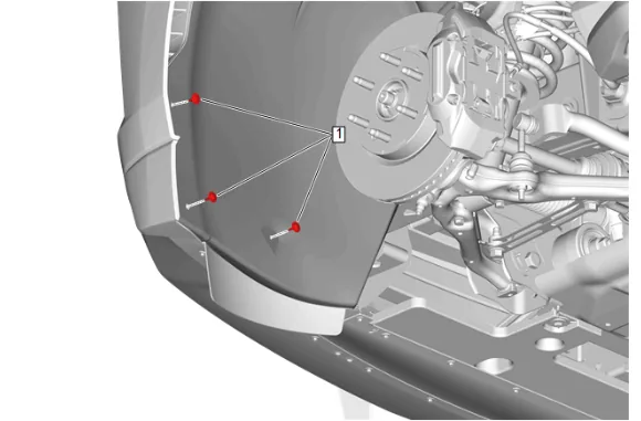 Front Shock Absorber and Spring Removal and Installation - Right Side (ZW7, Z56) — figure 3