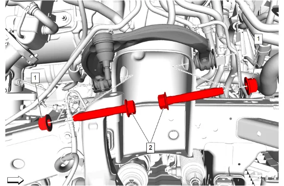 Front Upper Control Arm Replacement - Right Side (F47) — figure 22