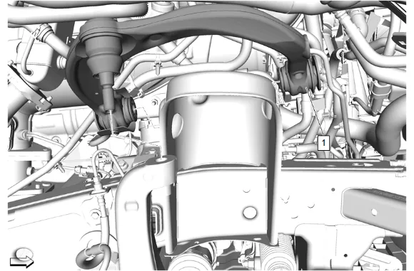 Front Upper Control Arm Replacement - Right Side (F47) — figure 23