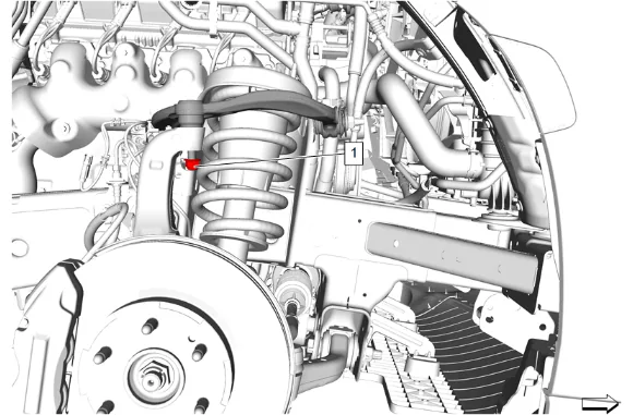 Front Upper Control Arm Replacement - Right Side (ZW7, Z56) — figure 13
