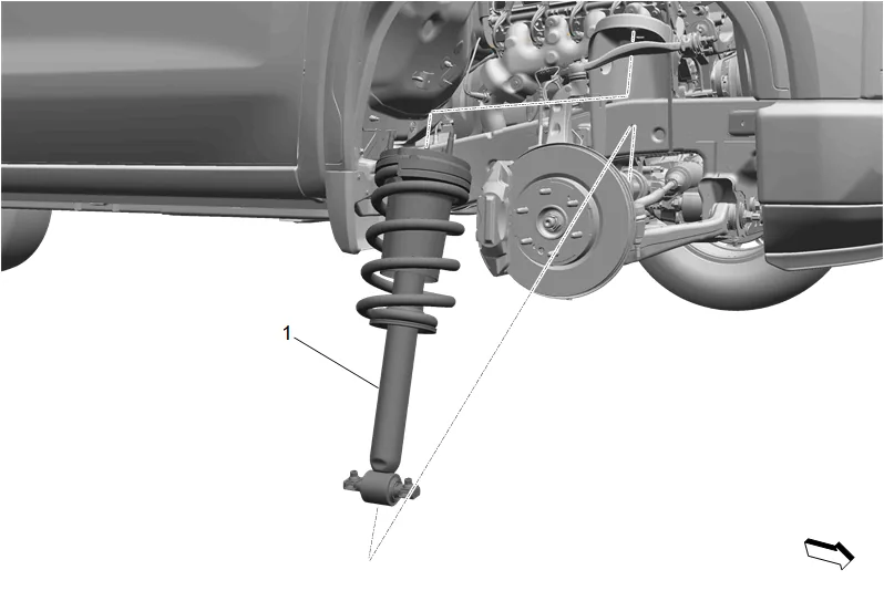Front Upper Control Arm Replacement - Right Side (ZW7, Z56) — figure 18