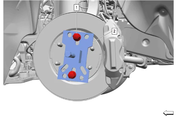 Front Wheel Hub, Bearing, and Seal Replacement (4WD without Z56) — figure 2