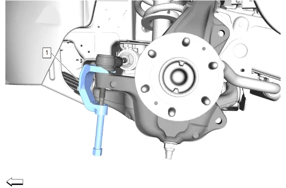 Front Wheel Hub, Bearing, and Seal Replacement (4WD without Z56) — figure 10