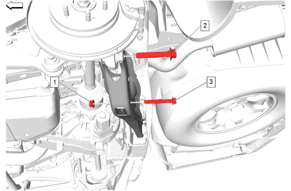 Rear Shock Absorber and Spring Removal and Installation (F47) — figure 6