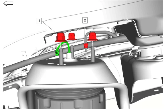 Rear Shock Absorber and Spring Removal and Installation (F47) — figure 9