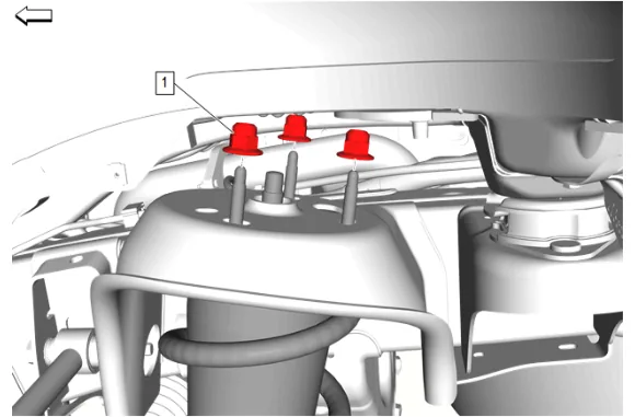 Rear Shock Absorber and Spring Removal and Installation (ZW7, Z56) — figure 9