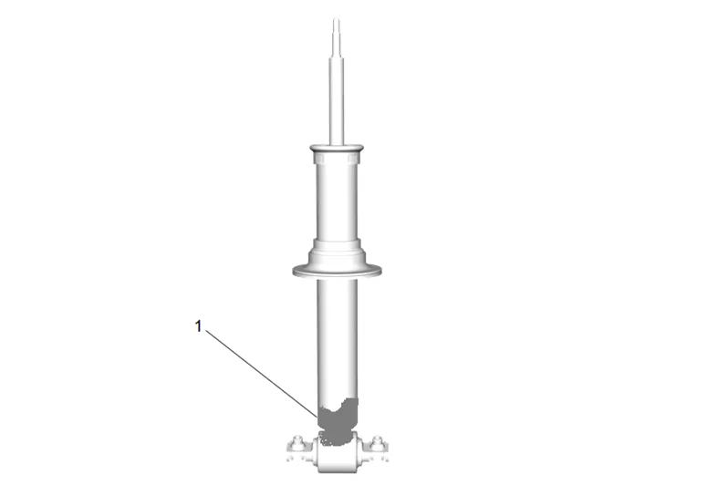 Rear Shock Absorber Inspection — figure 1